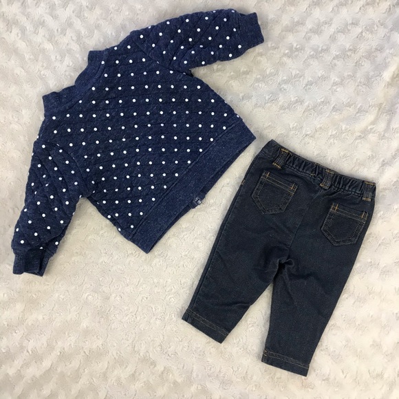 Carter’s Unicorn Rainbow Jacket Quilted 3 Months - Picture 4 of 5